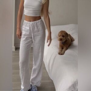 Reformation White Pants